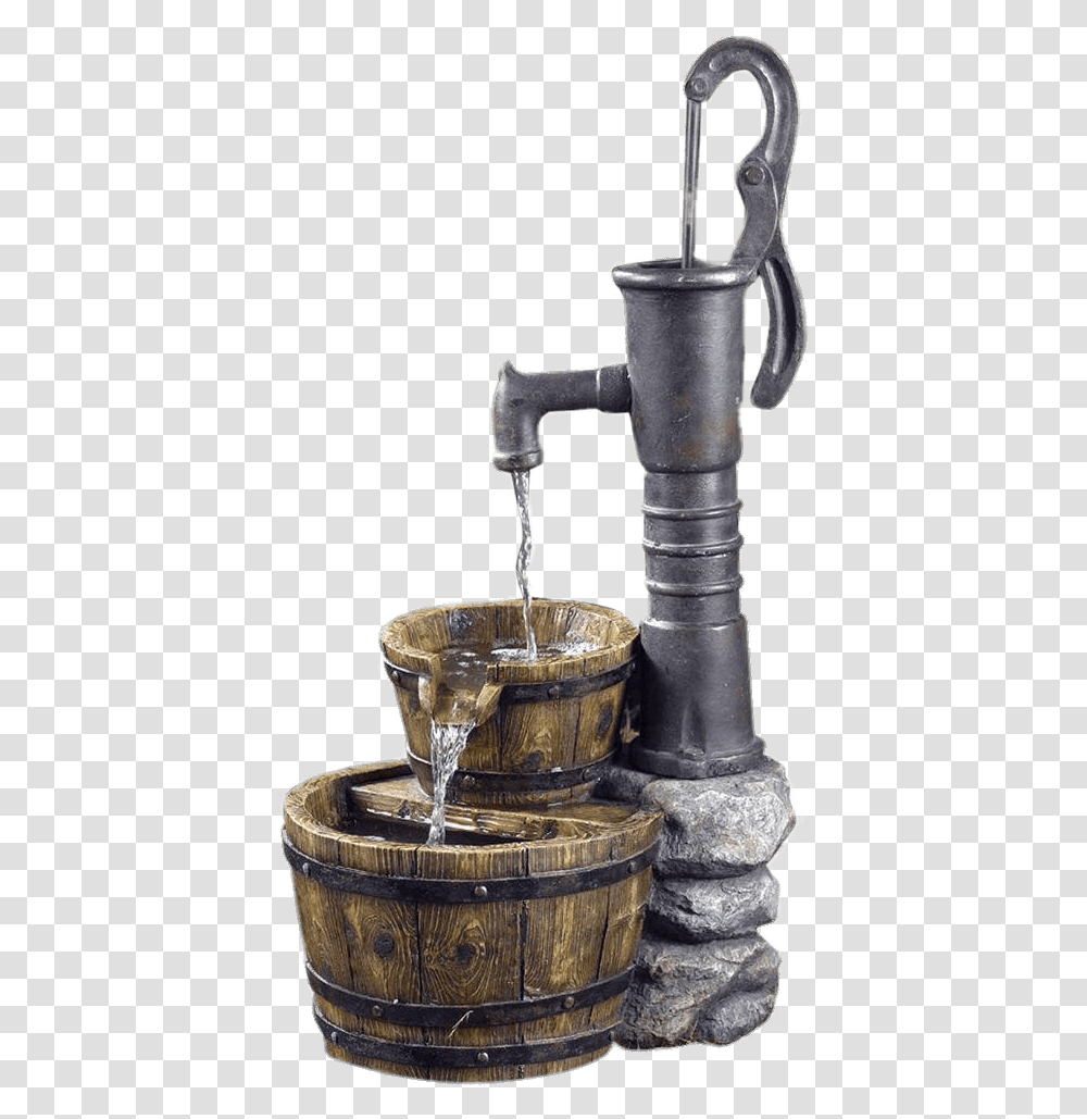 Water Pump Garden Decoration Stickpng Fountain Old Fashioned Water Pump, Sink Faucet, Indoors Transparent Png