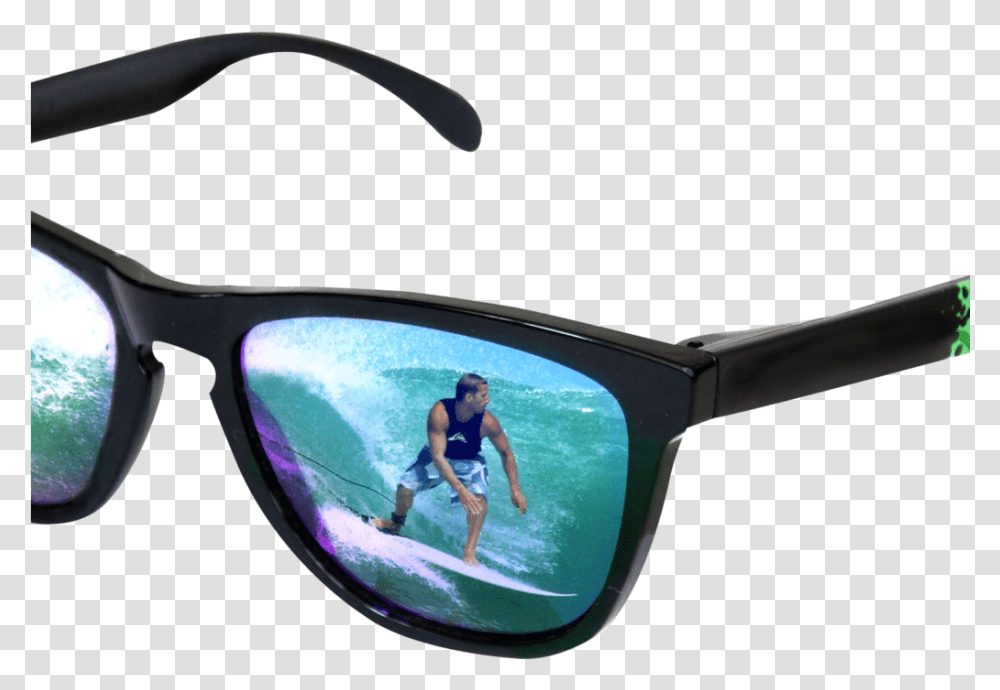 Water Reflection Sunglasses With Surfer Reflection Sunglass For Picsart, Accessories, Accessory, Person, Human Transparent Png
