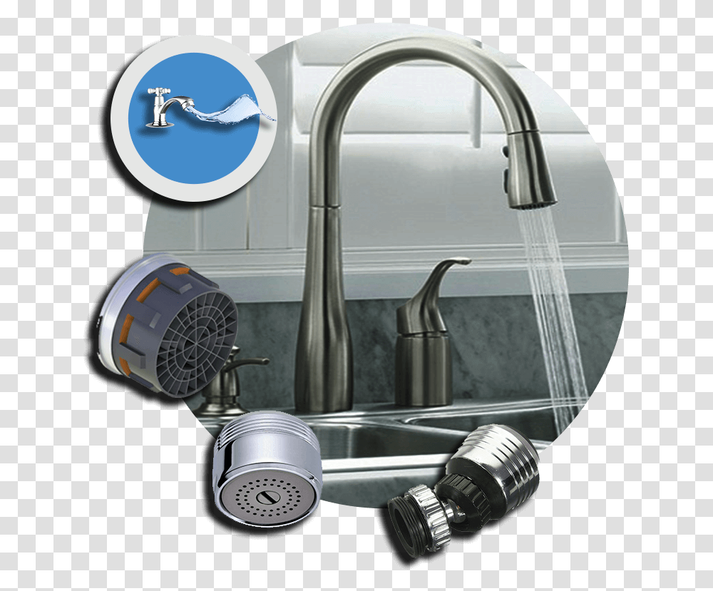 Water Saver Water Saving Components Distributor Neoperl Shower Head, Sink Faucet, Indoors, Tap, Room Transparent Png