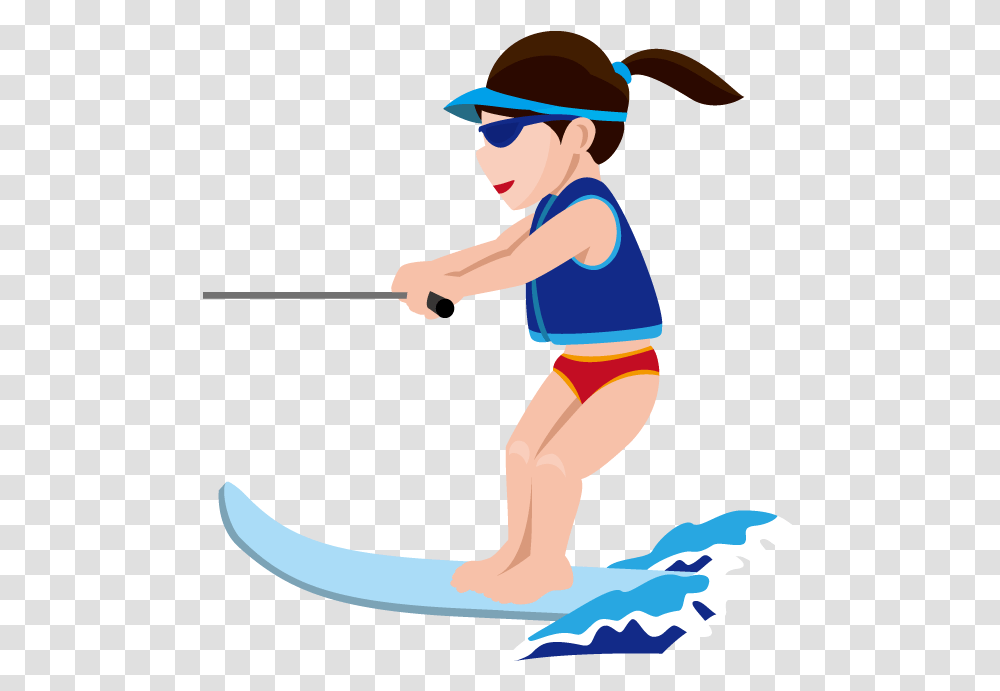 Water Ski Clipart Water Skiing Clipart, Person, Sport, Adventure, Leisure Activities Transparent Png