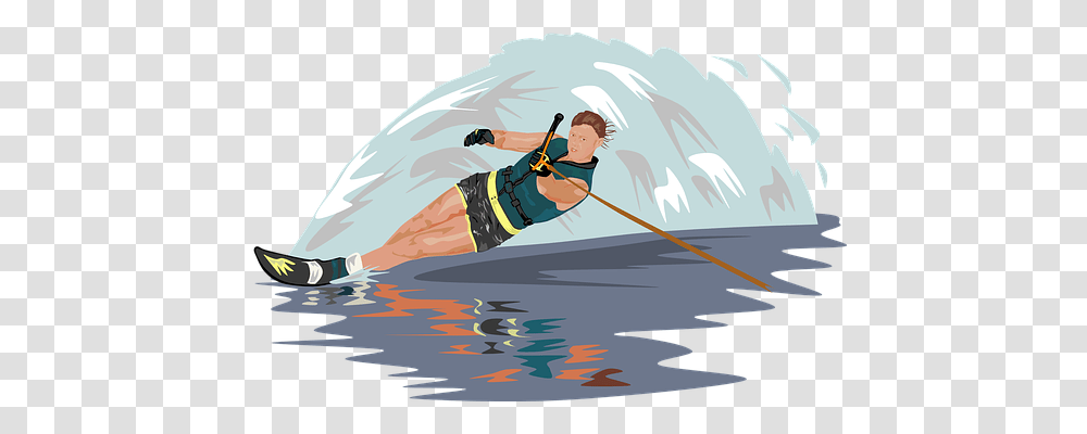 Water Skiing Sport, Oars, Adventure, Leisure Activities Transparent Png