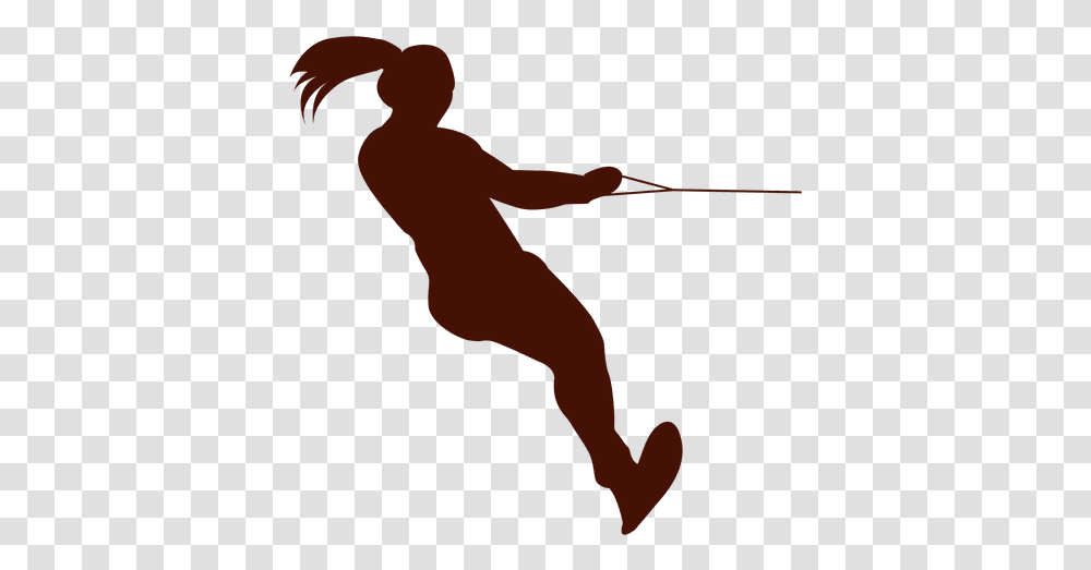 Water Skiing Fun Silhouette & Svg Vector File Water Skiing, Person, Human, Animal, People Transparent Png