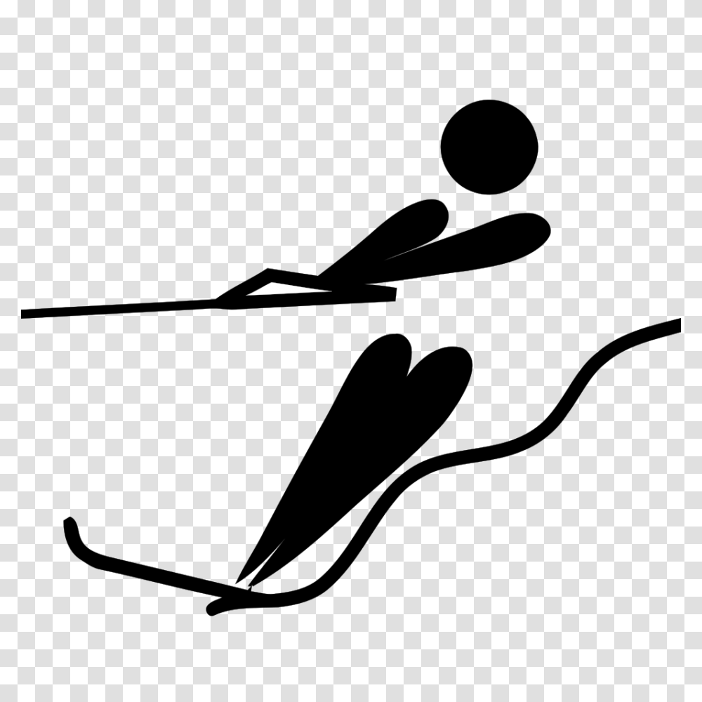 Water Skiing Pictogram, Outdoors, Nature, Astronomy, Outer Space Transparent Png