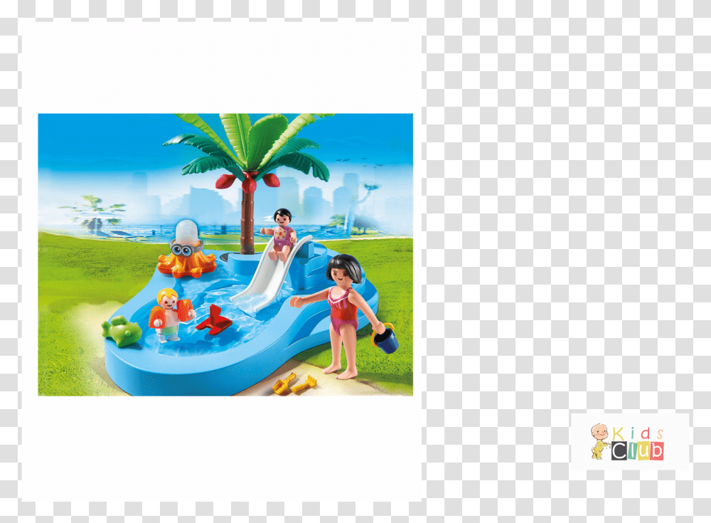 Water Slide Download Playmobile Water Park, Person, Inflatable, Advertisement, Vacation Transparent Png