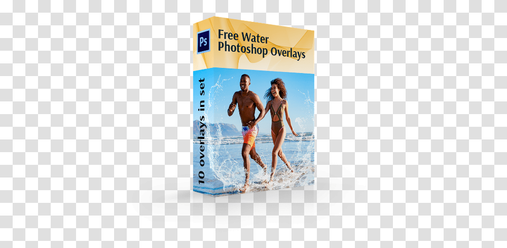 Water Splash Photo Overlaysfree Overlay For Book Cover, Person, Clothing, Shorts, Swimwear Transparent Png
