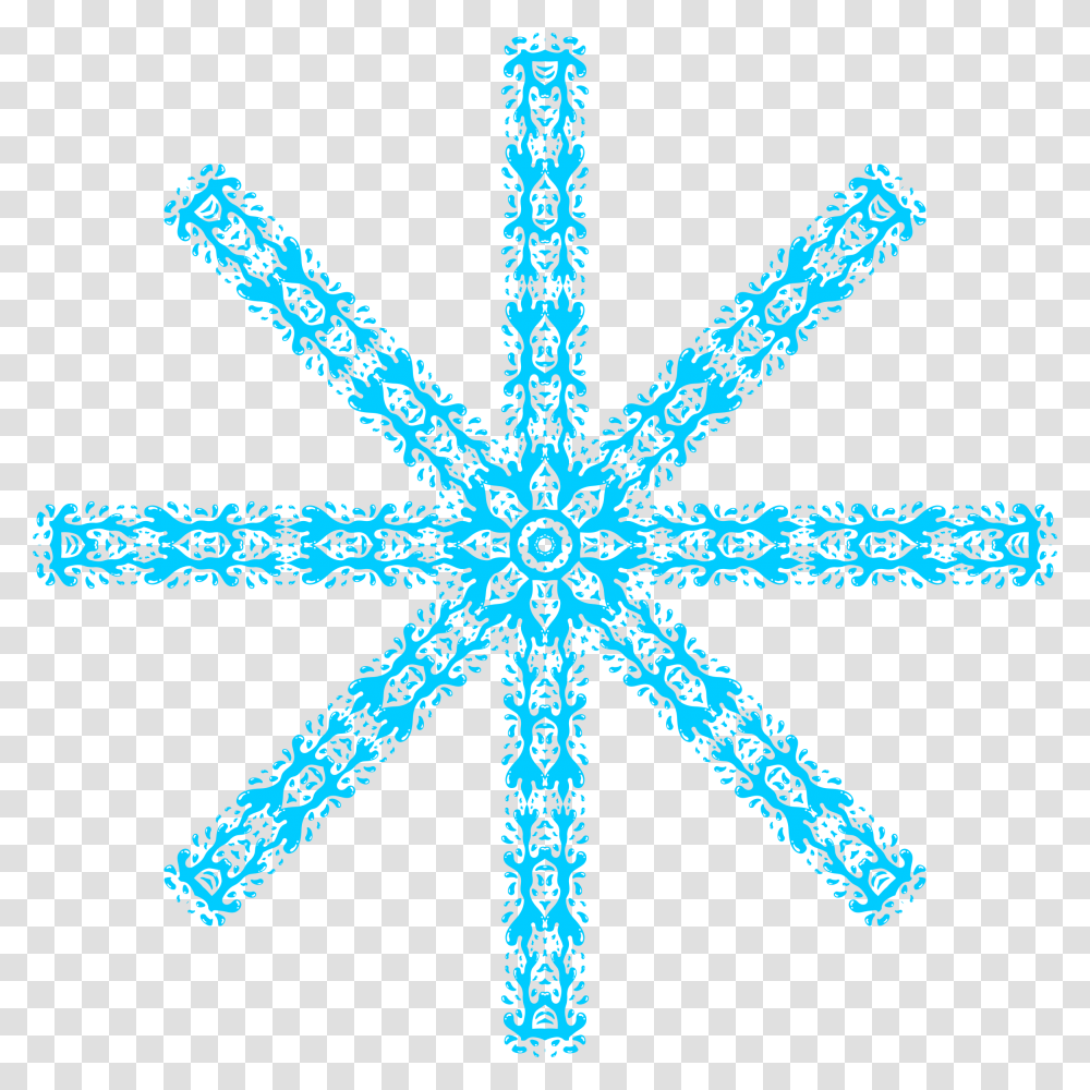 Water Splash Progressed 10 Clip Arts Simple Flower Geometric Pattern, Cross, Snowflake, Crystal Transparent Png