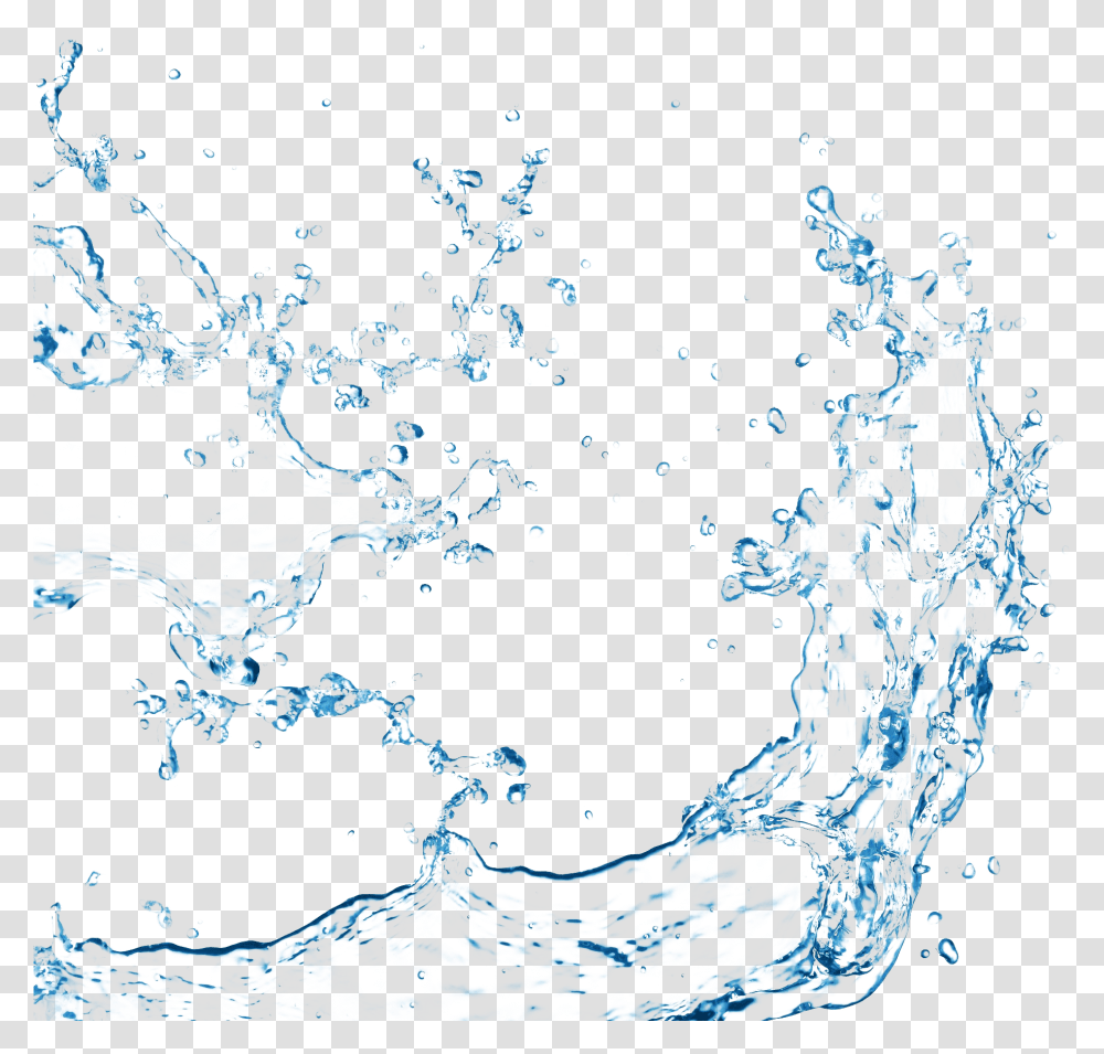 Water Splash, Snowflake Transparent Png