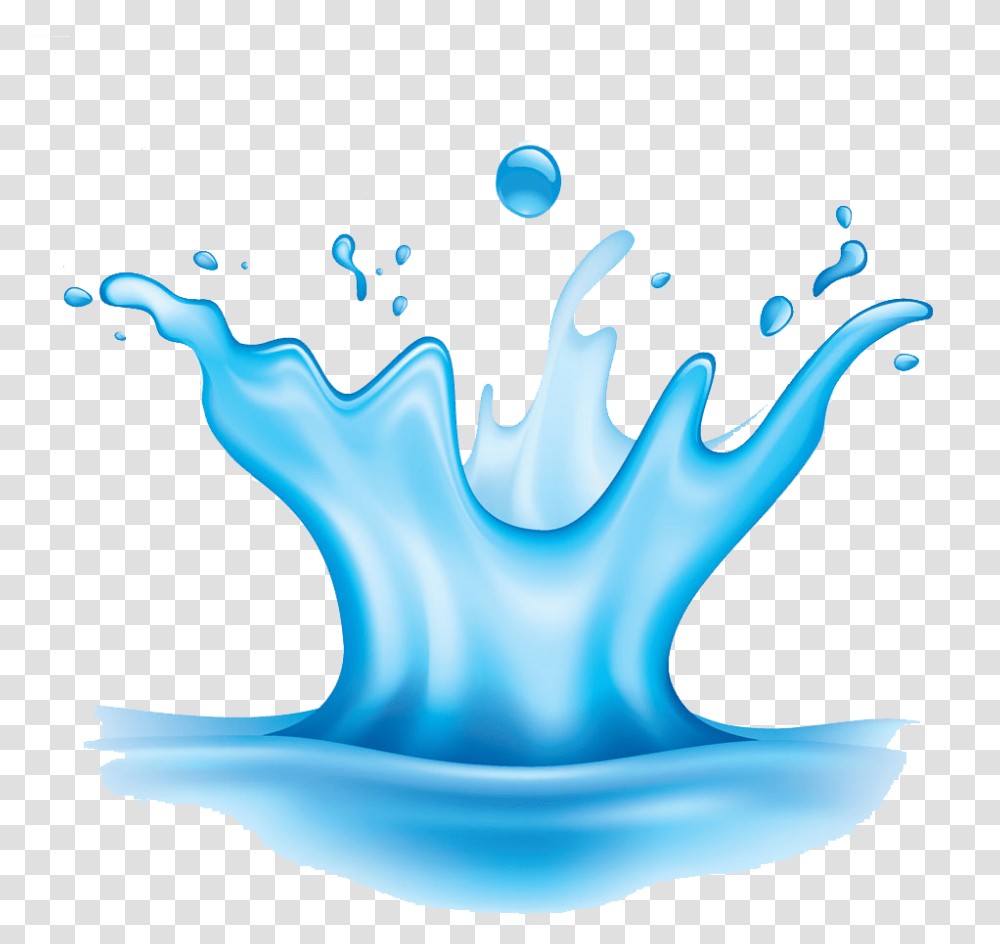 Water Splashes Clipart Cartoon Water Splash, Beverage, Drink, Milk, Washing Transparent Png