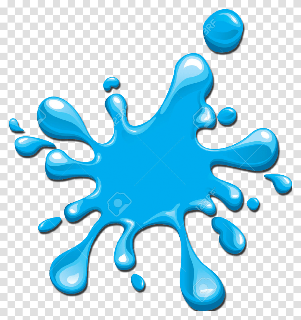 Water Splashes Clipart Water Splat Clip Art, Washing, Network, Pattern Transparent Png