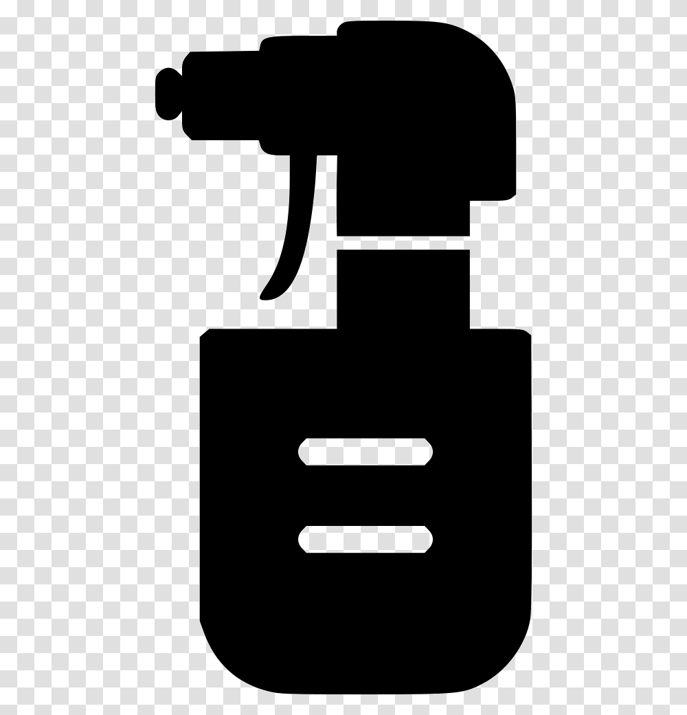 Water Spray Bottle Spray Gun Hitam Putih, Number, Stencil Transparent Png