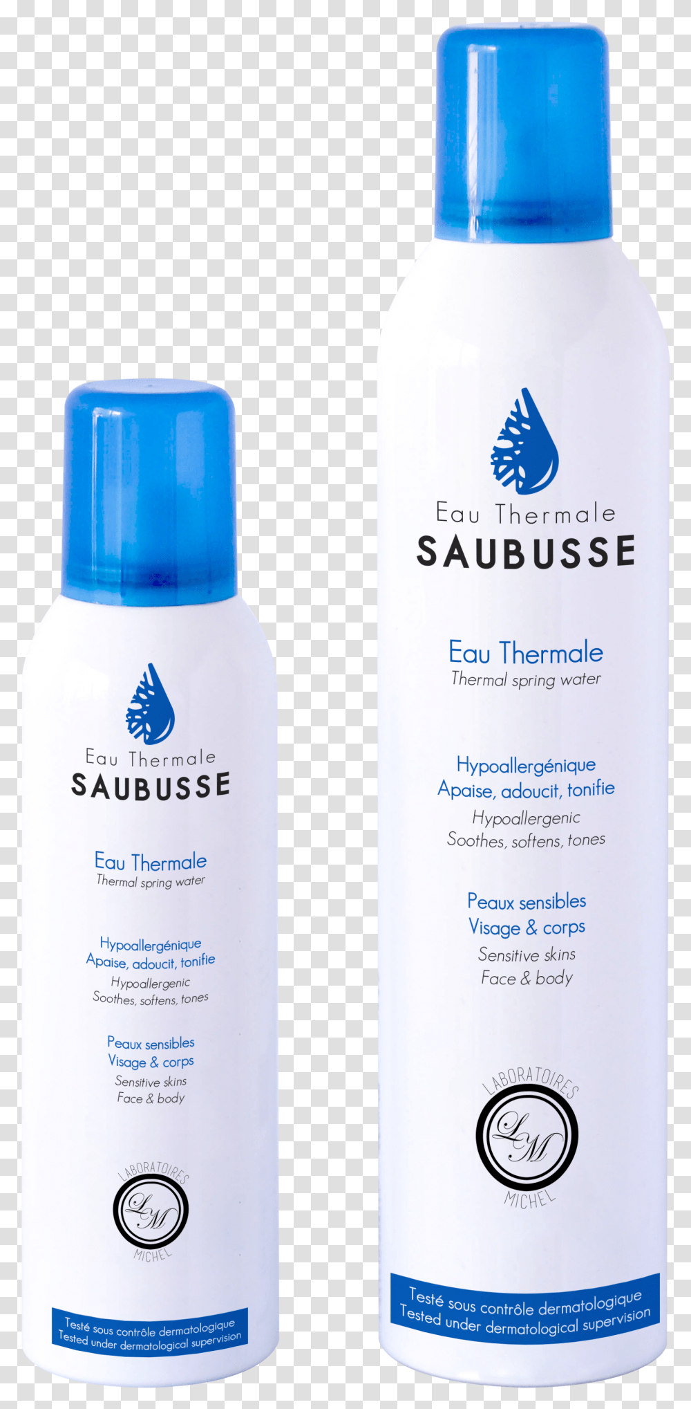 Water Spray Eau Thermale Saubusse, Bottle, Cosmetics, Shaker, Aluminium Transparent Png