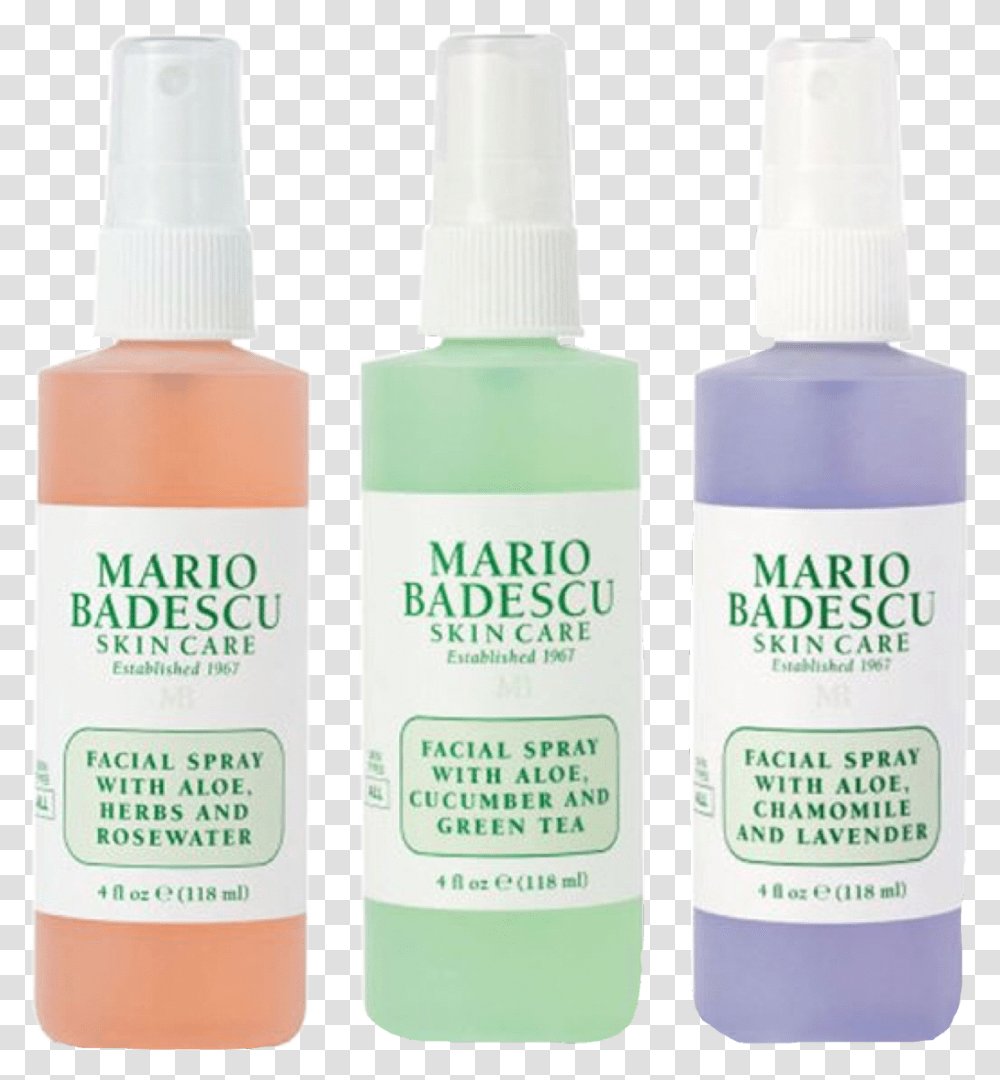 Water Spray Mario Badescu Spray, Label, Aluminium, Tin Transparent Png