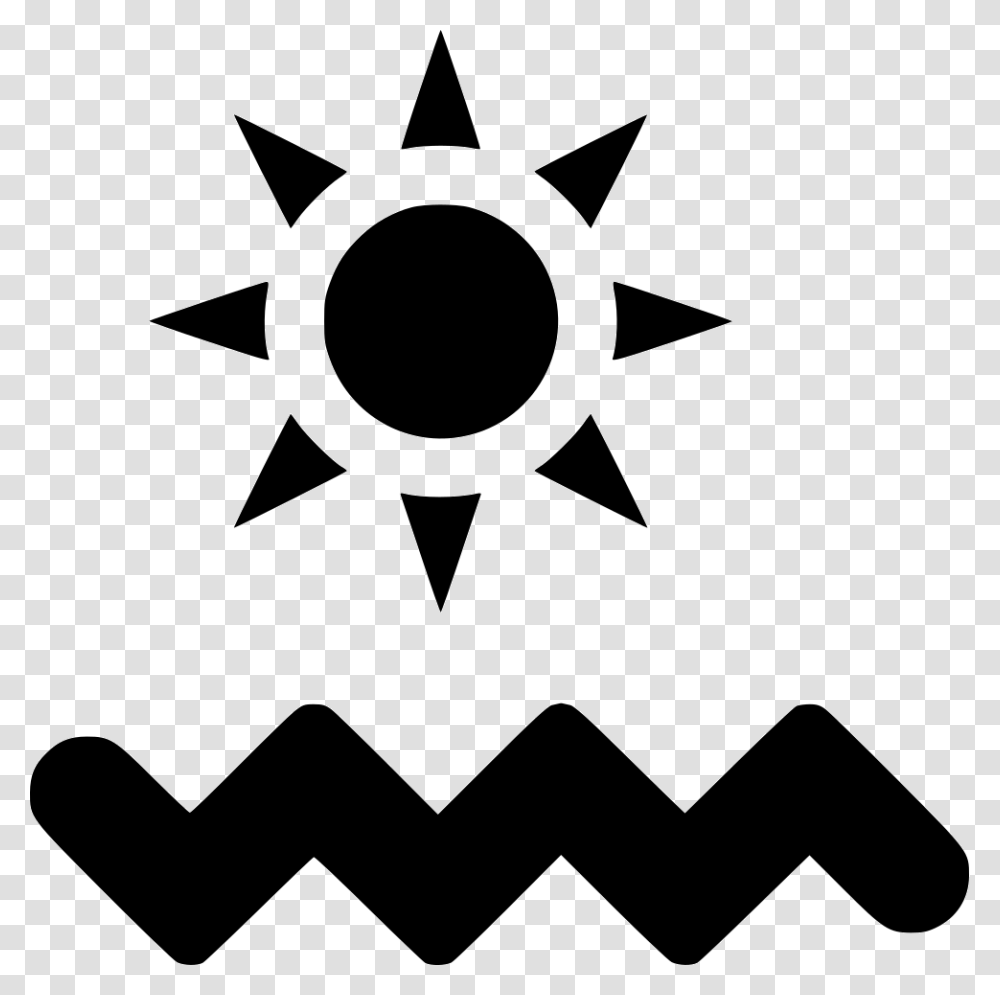 Water Sun Cyclic Photophosphorylation, Star Symbol, Cross, Stencil Transparent Png