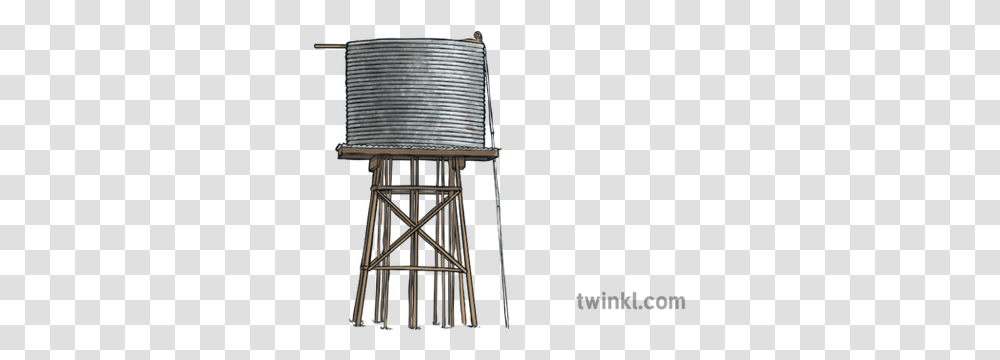 Water Tank Illustration Twinkl Chair, Water Tower, Lamp Transparent Png