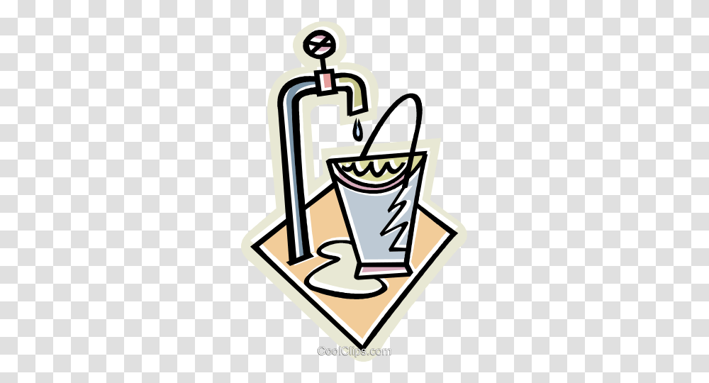 Water Tap Royalty Free Vector Clip Art Illustration, Bag, Stencil Transparent Png