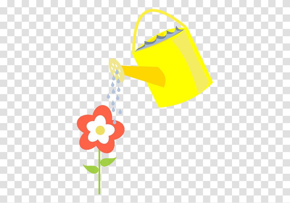 Water The Flowers Vector - Free Psdvectoricons Flower Being Watered Clip Art, Can, Tin, Watering Can, Accessories Transparent Png