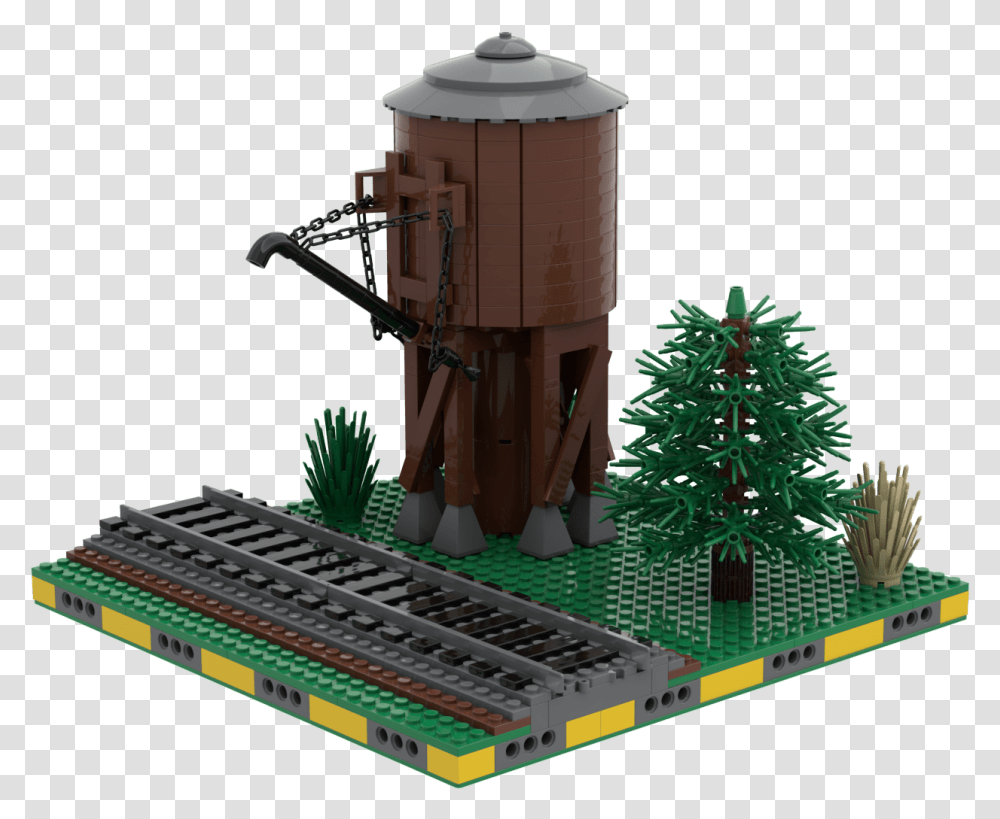 Water Tower, Building, Factory, Plant, Machine Transparent Png