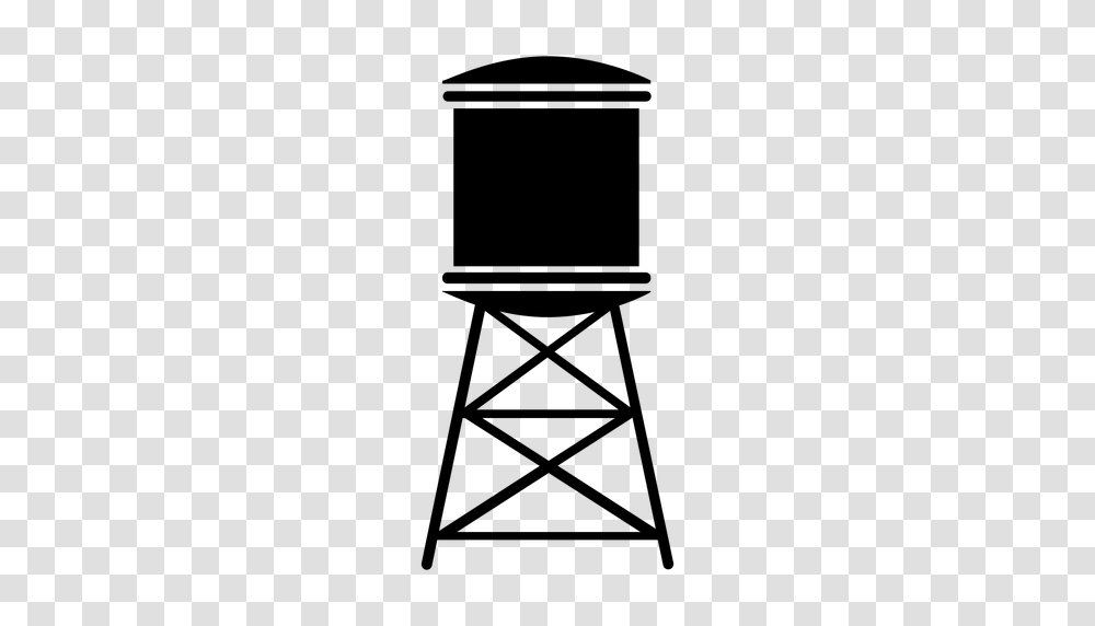 Water Tower Flat Icon, Gray, World Of Warcraft Transparent Png