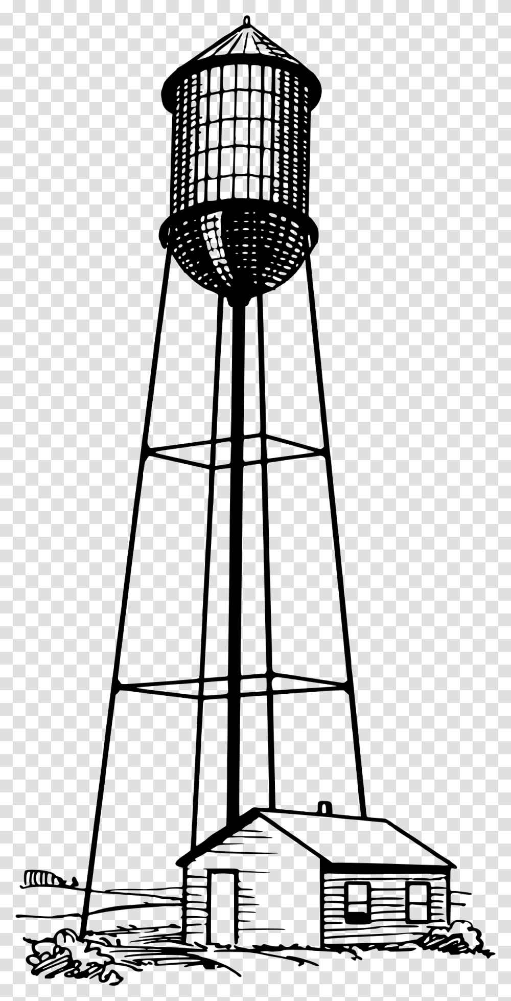 Water Tower Free Water Tower Clipart, Gray, World Of Warcraft Transparent Png