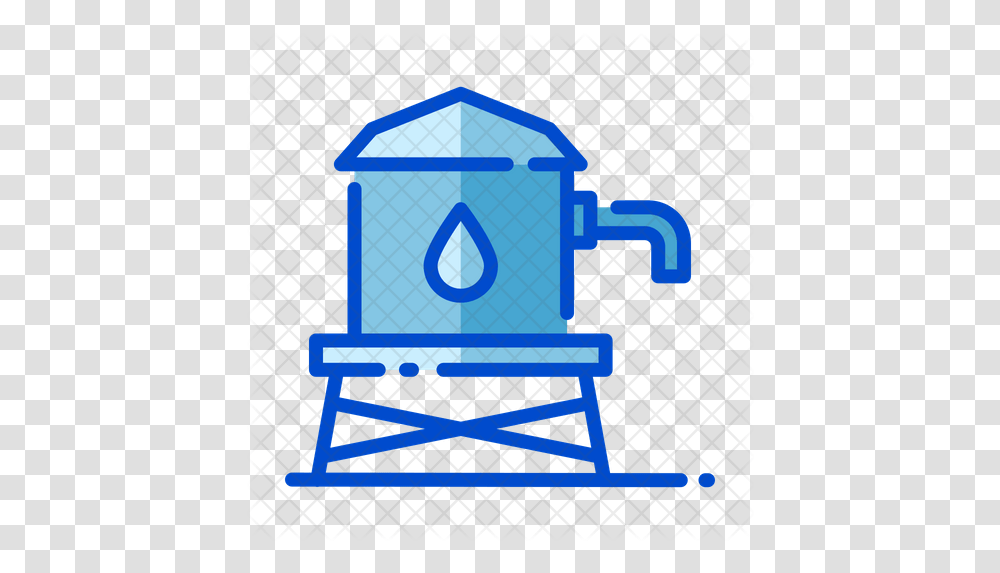 Water Tower Icon Clip Art, Furniture, Text, Bathroom, Indoors Transparent Png