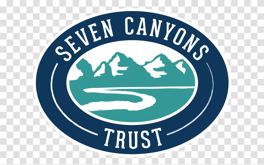 Water Trivia Seven Canyons Trust Sign, Label, Text, Sticker, Car Transparent Png