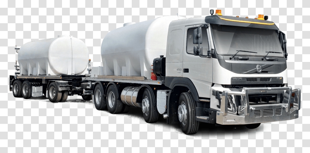 Water Truck And Dog Front View Trailer Truck, Vehicle, Transportation, Housing, Building Transparent Png