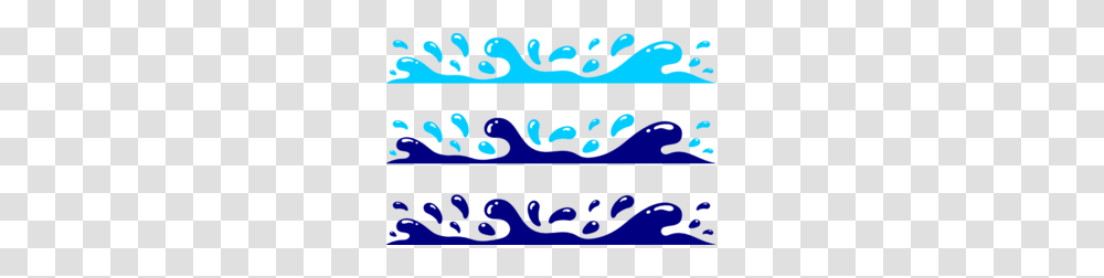 Water Waves Border Clipart, Accessories, Urban Transparent Png