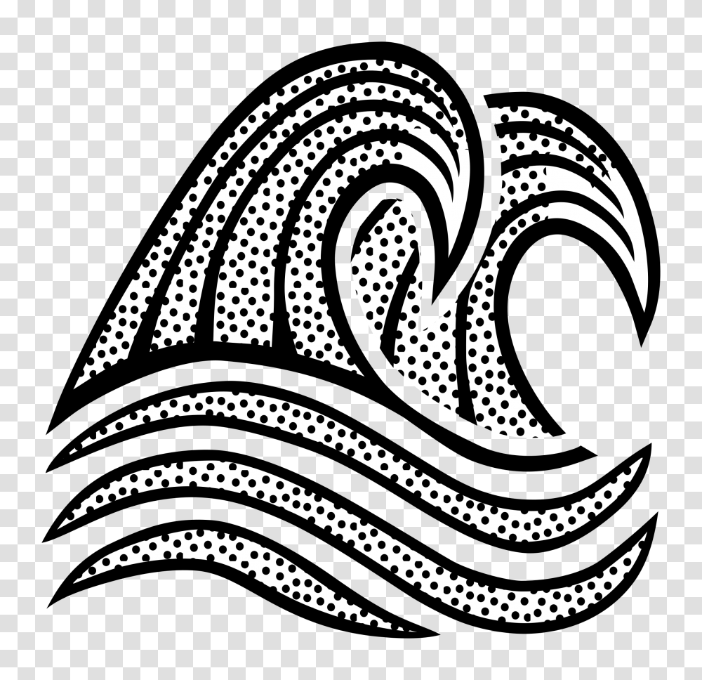 Water Waves Ocean Water Illustration Black And White, Rug, Text, Art, Plant Transparent Png