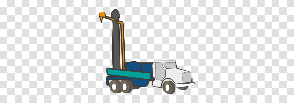Water Well Drilling Clipart, Transportation, Vehicle, Lawn Mower, Truck Transparent Png