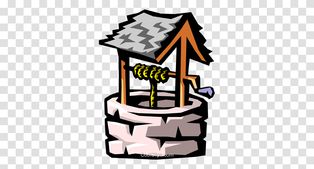 Water Well Royalty Free Vector Clip Art Illustration, Wasp, Bee, Insect, Invertebrate Transparent Png