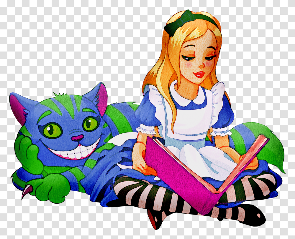 Watercolor Alice In Wonderland Free Image On Pixabay Alice In The Wonderland, Person, Human, Art, Astronaut Transparent Png