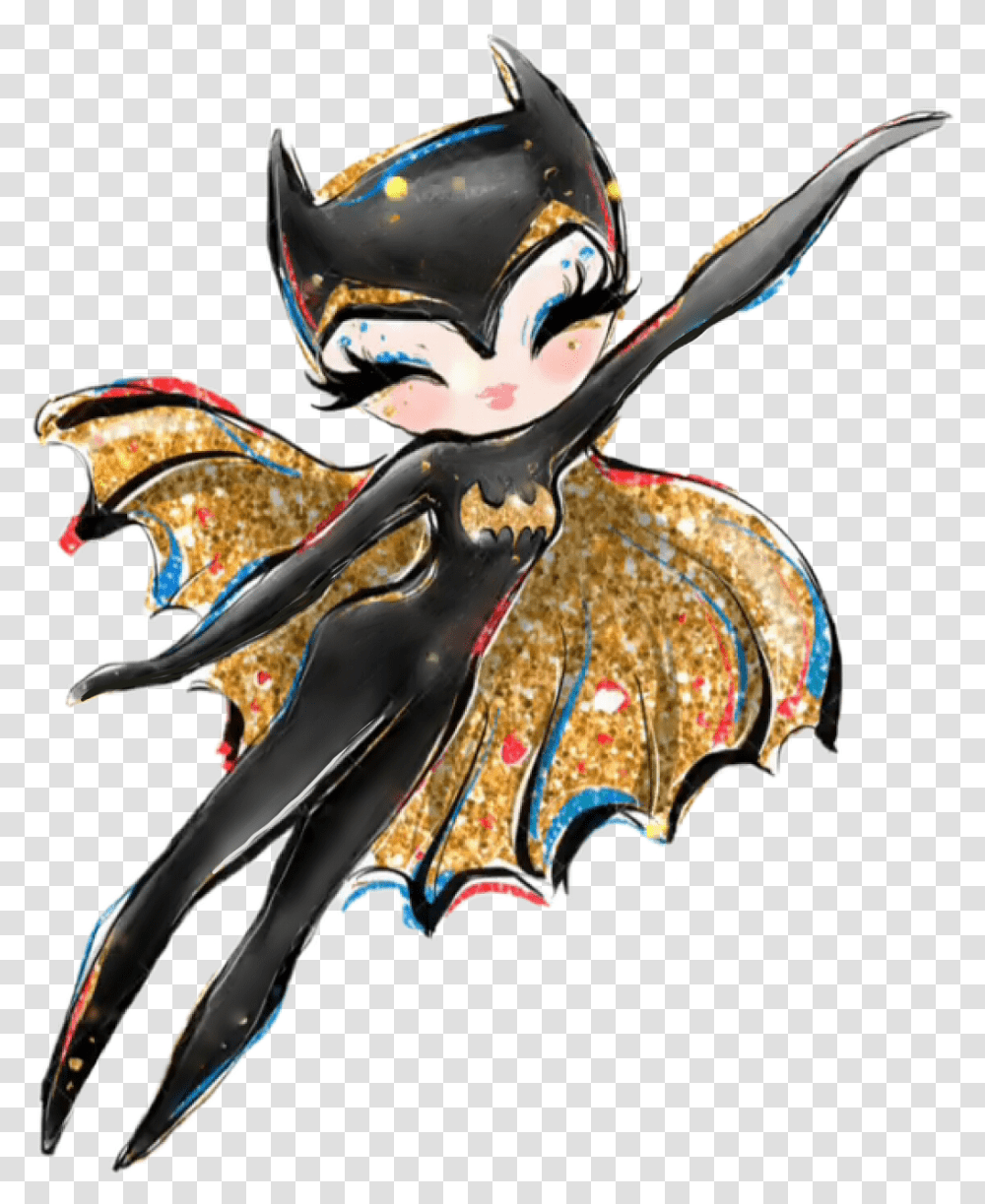 Watercolor Batgirl Batwoman Batman Karamfila Super Girls, Helmet, Clothing, Art, Graphics Transparent Png