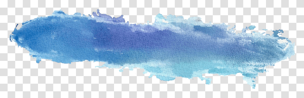 Watercolor Blue Banner, Sea, Outdoors, Nature, Shoreline Transparent Png