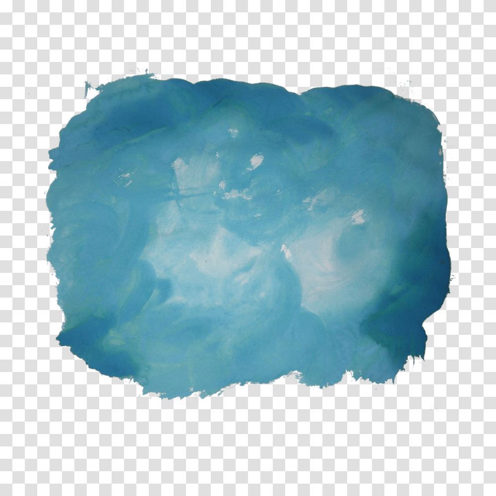 Watercolor Border Free Vector Clipart, Nature, Mineral, Crystal, Ice Transparent Png