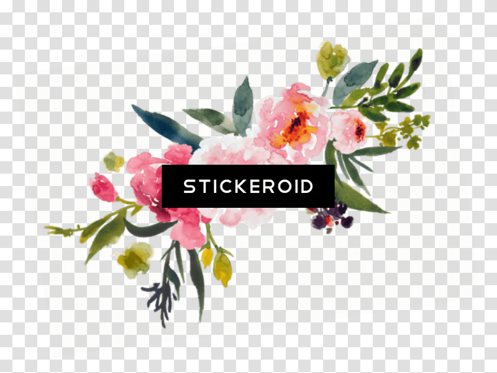 Watercolor Bouquet Background Flowers, Floral Design, Pattern Transparent Png