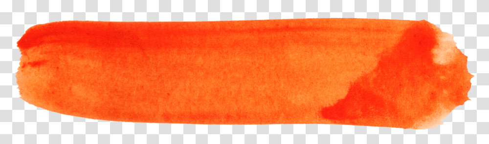 Watercolor Brush Stroke Banner Orange Watercolor Brush Stroke Orange, Paper, Interior Design, Indoors, Cushion Transparent Png