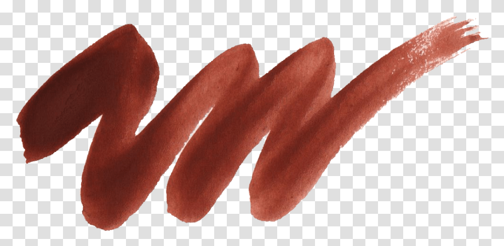 Watercolor Brush Stroke Onlygfxcom Sausage Background, Food Transparent Png