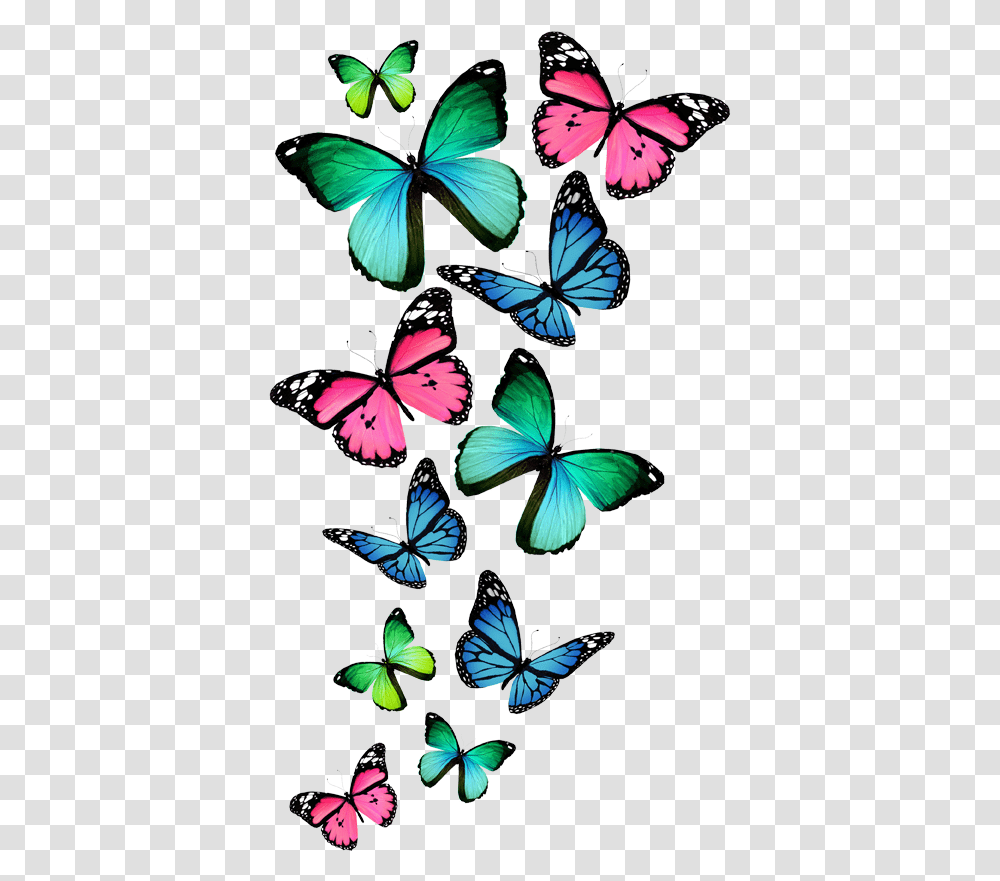 Watercolor Butterfly Clipart Background, Insect, Invertebrate, Animal, Monarch Transparent Png