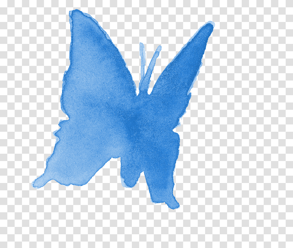 Watercolor Butterfly Silhouette Illustration, Symbol, Star Symbol, Ornament, Screen Transparent Png