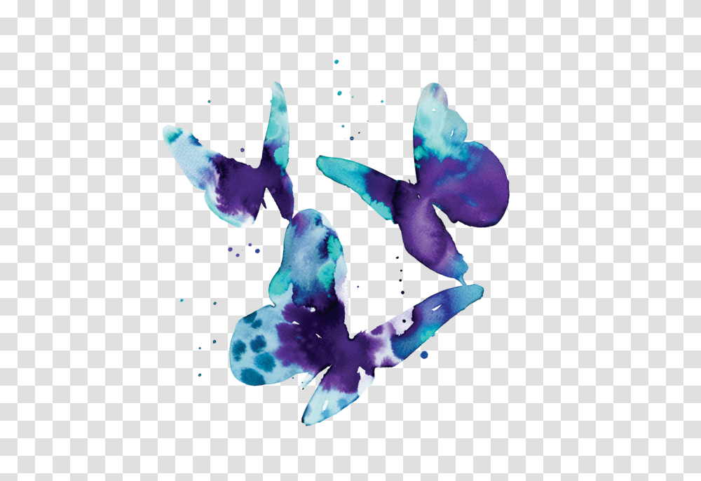 Watercolor Butterfly Tattoo Watercolor Butterfly Tattoo, Graphics, Art, Animal, Iris Transparent Png