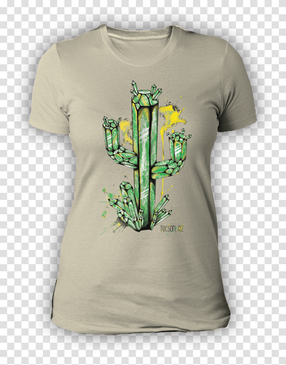 Watercolor Cactus, Apparel, Sleeve, T-Shirt Transparent Png