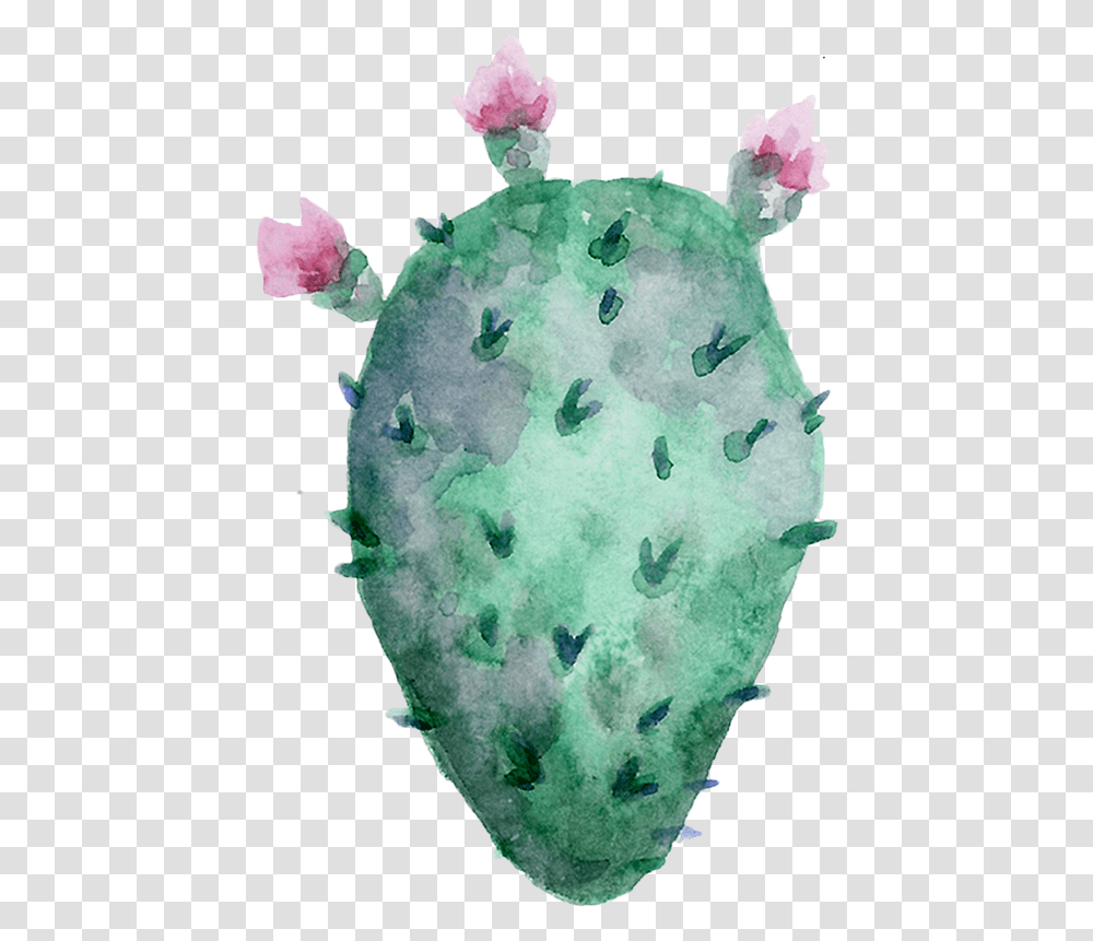 Watercolor Cactus Shape Stuffed Toy, Jewelry, Accessories, Accessory, Gemstone Transparent Png