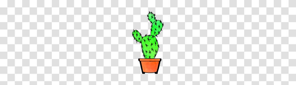 Watercolor Cactus, Light Transparent Png