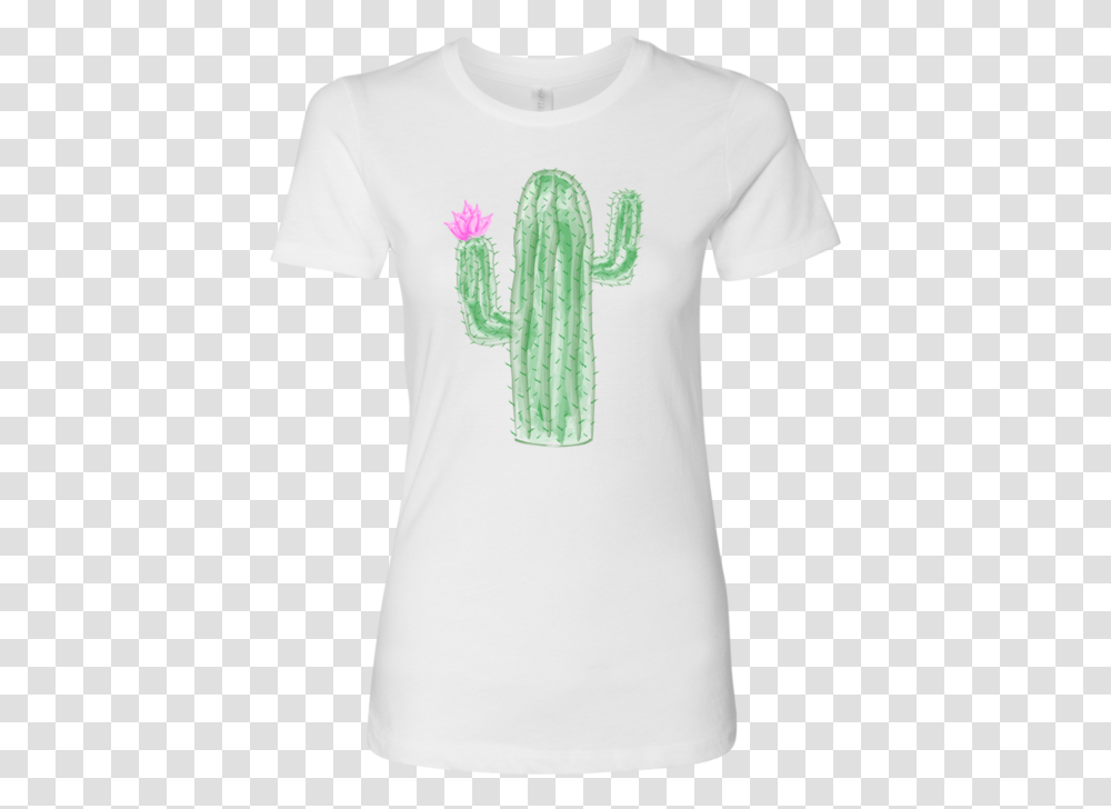 Watercolor Cactus Weberocereus, Clothing, Apparel, Plant, Sleeve Transparent Png