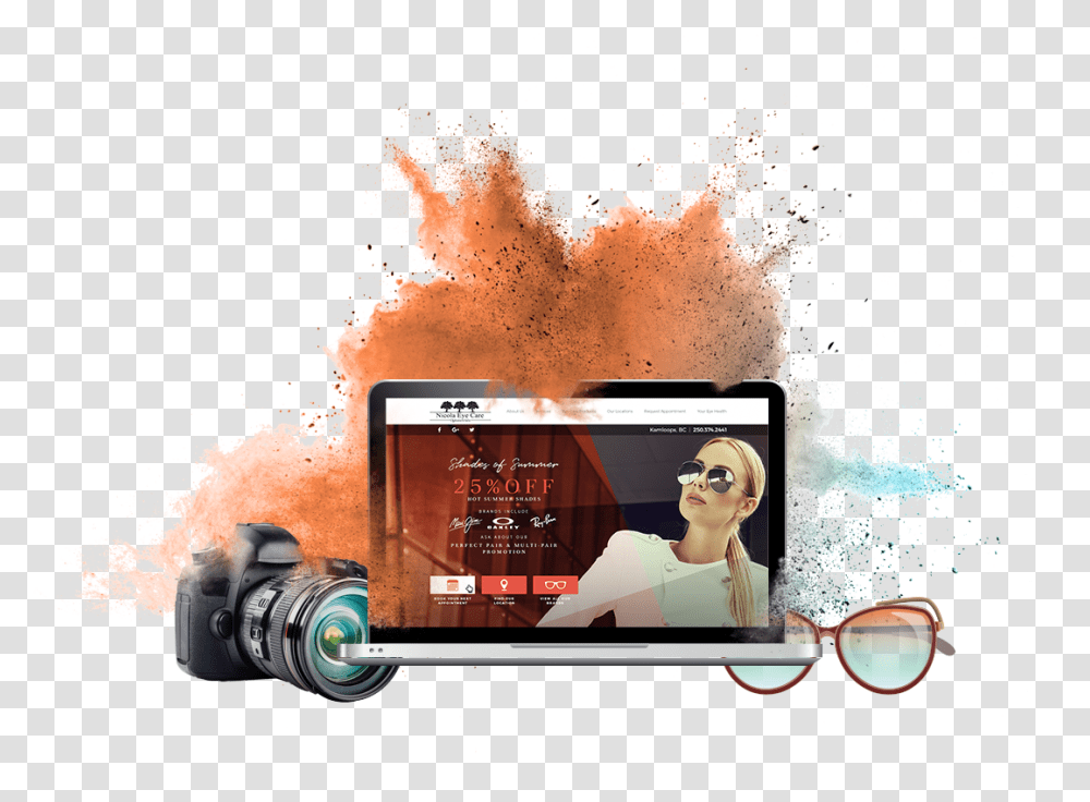 Watercolor Camera Mirrorless Interchangeable Lens Camera, Person, Human, Sunglasses, Accessories Transparent Png