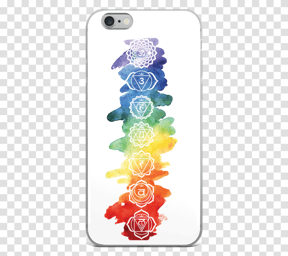 Watercolor Chakras, Phone, Electronics, Mobile Phone, Cell Phone Transparent Png