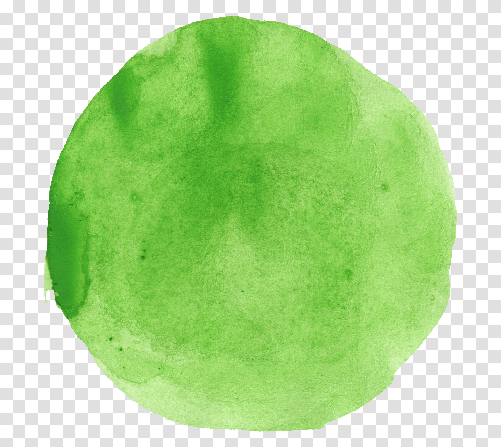 Watercolor Circle Green Watercolor Circle, Tennis Ball, Sport, Sports, Sphere Transparent Png