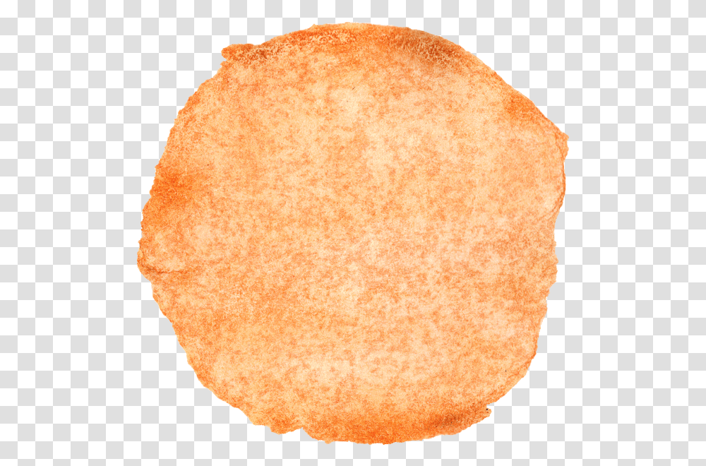 Watercolor Circles Orange Watercolor Circle, Bread, Food, Sweets, Confectionery Transparent Png