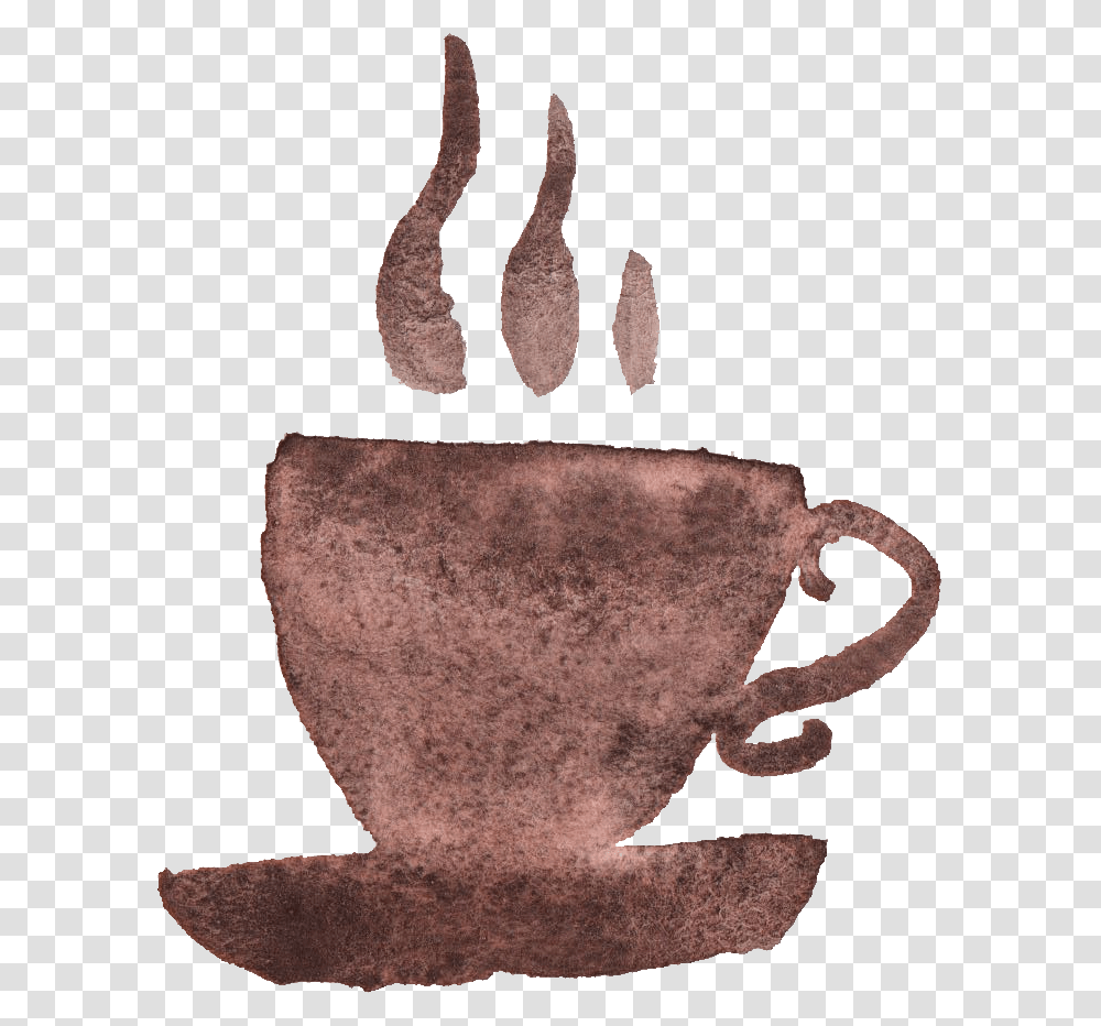 Watercolor Coffee Cup, Rug, Pottery, Soil Transparent Png