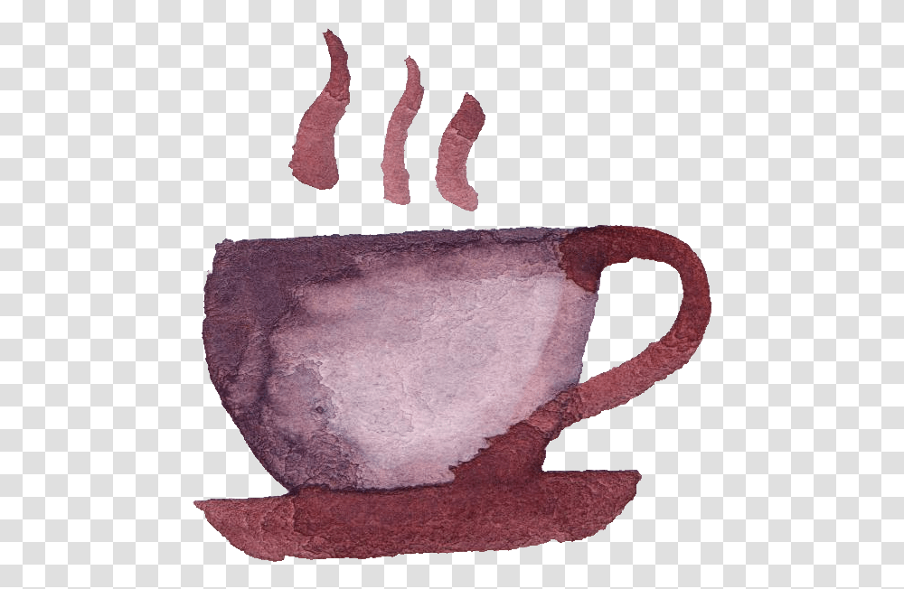 Watercolor Coffee Cups Onlygfxcom Teacup, Rug, Pottery, Porcelain, Art Transparent Png